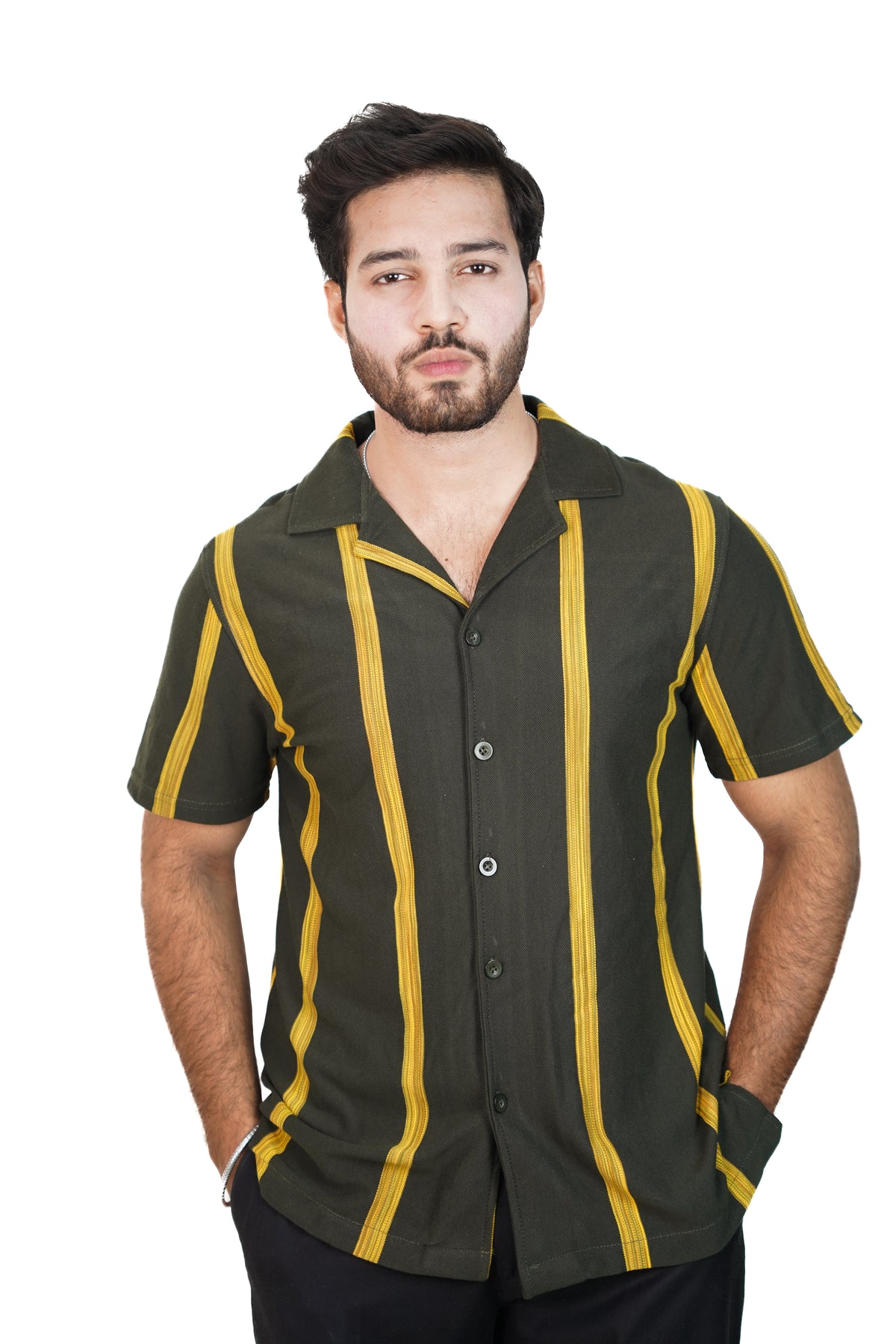 Striped Cuban Shirt - Unisex