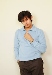 Zipolo Sky Blue Shirt | RU005