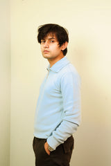 Zipolo Sky Blue Shirt | RU005