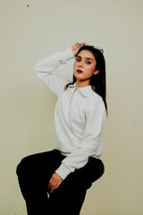 Zipolo Pearl White Shirt -Unisex