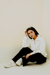 Zipolo Pearl White Shirt -Unisex
